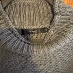 Zesica Women's Gray Chunky Knit Turtleneck Sweater